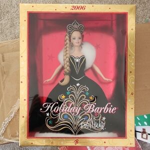 Barbie 2006 Holiday Doll in Black and Gold